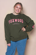 Interval Crew in Dark Khaki/Coral - Foxwood