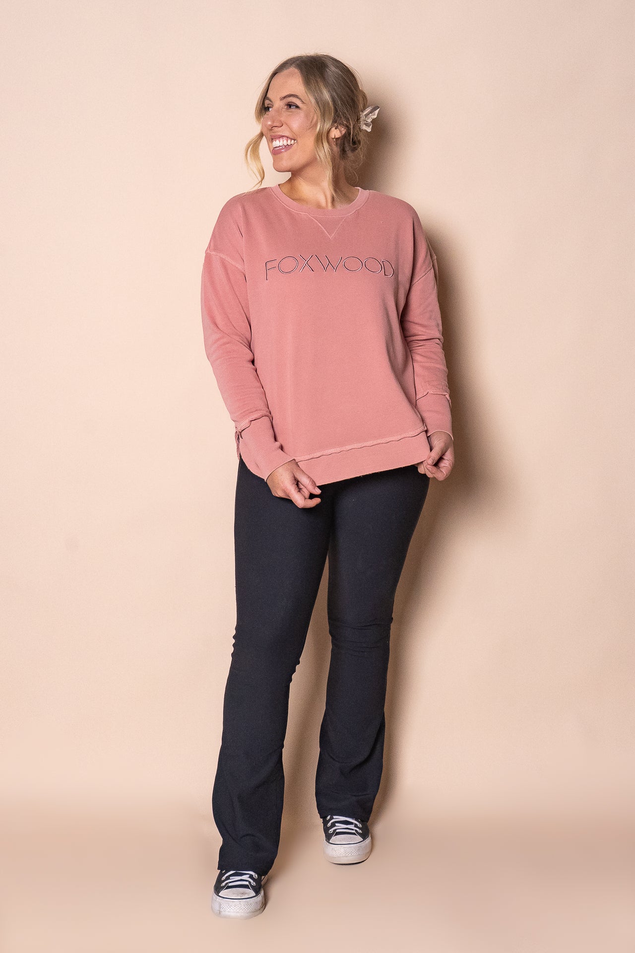 Simplified Crew in Dusty Rose - Foxwood