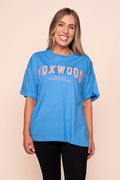 Interval Tee in Bright Blue/Orange - Foxwood