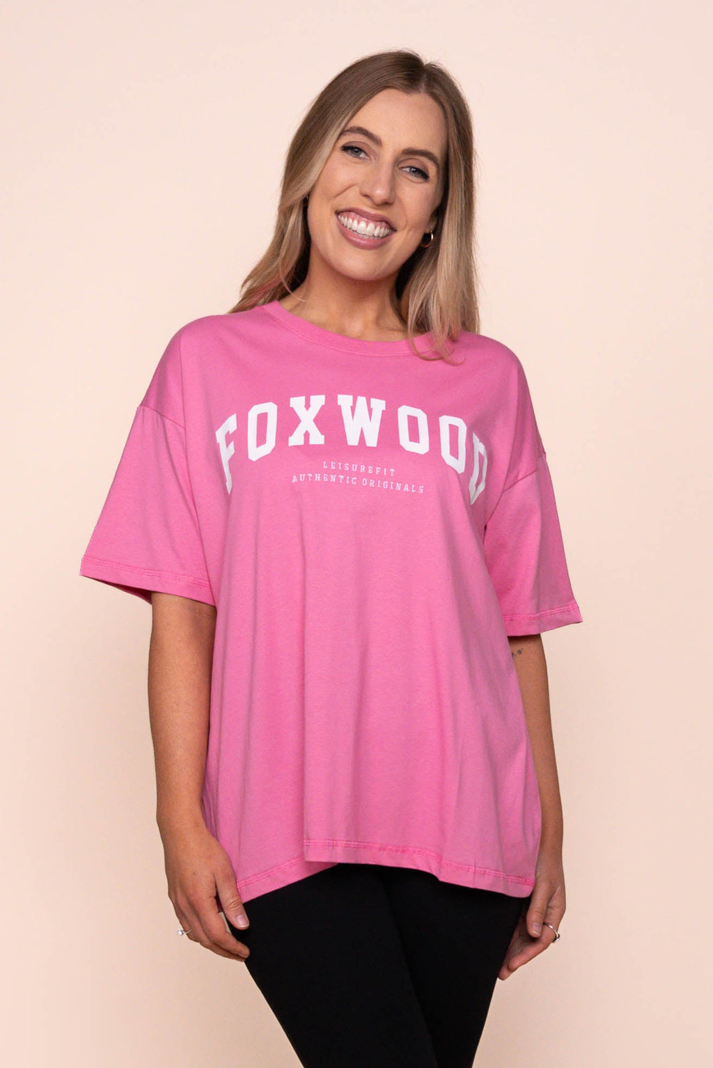 Interval Tee in Bubblegum Pink/White - Foxwood