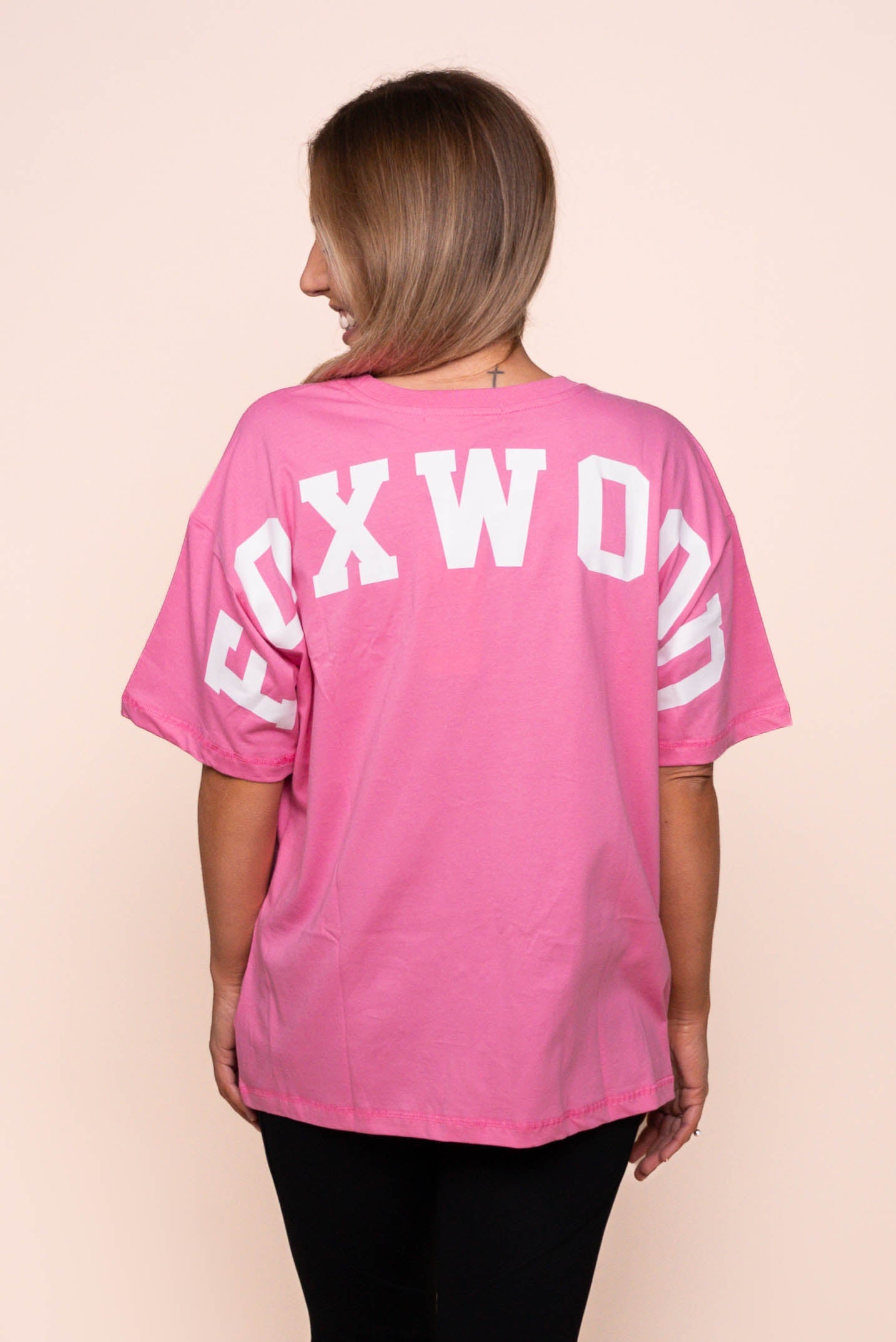 Interval Tee in Bubblegum Pink/White - Foxwood
