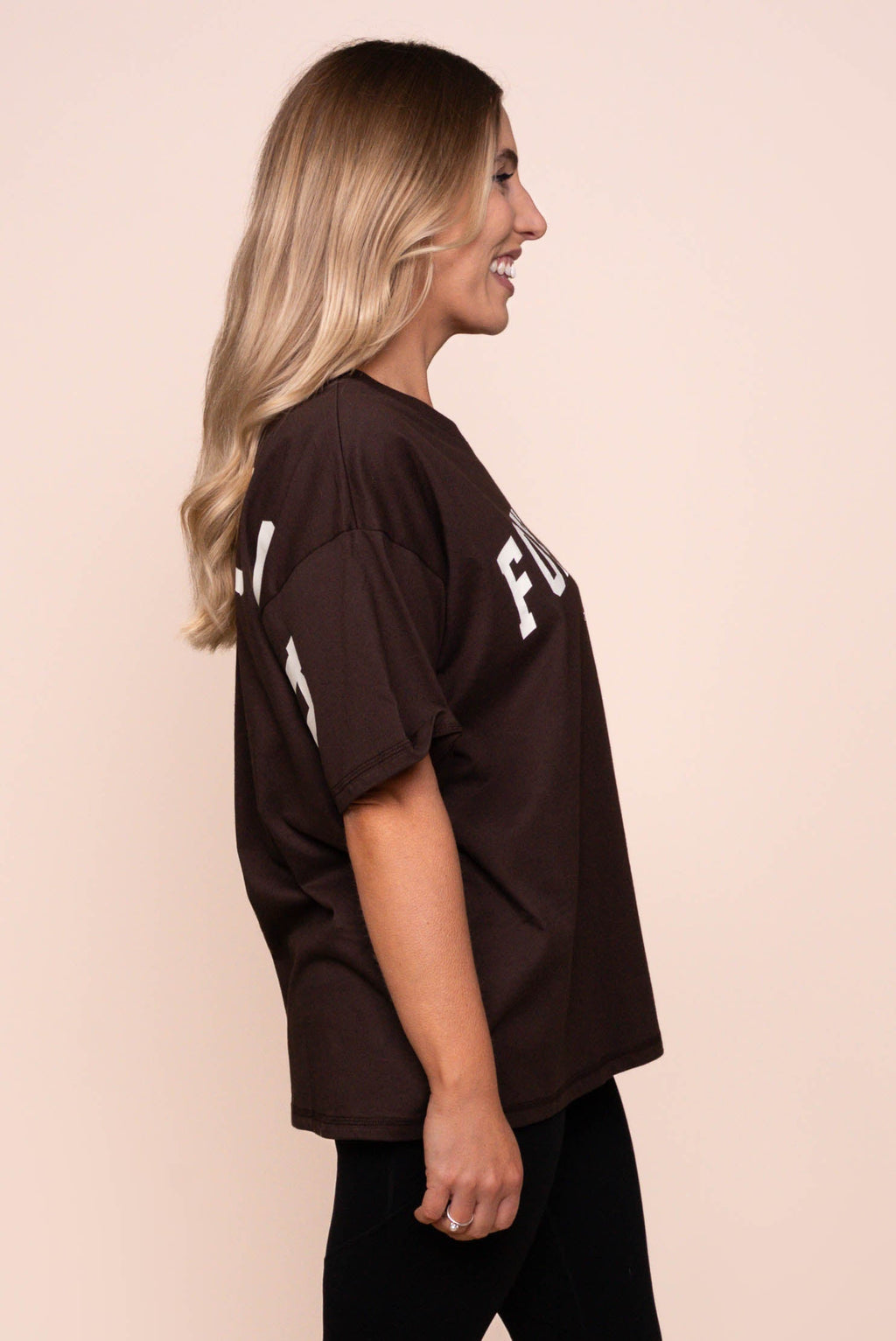 Interval Tee in Coffee Bean/Vintage White - Foxwood