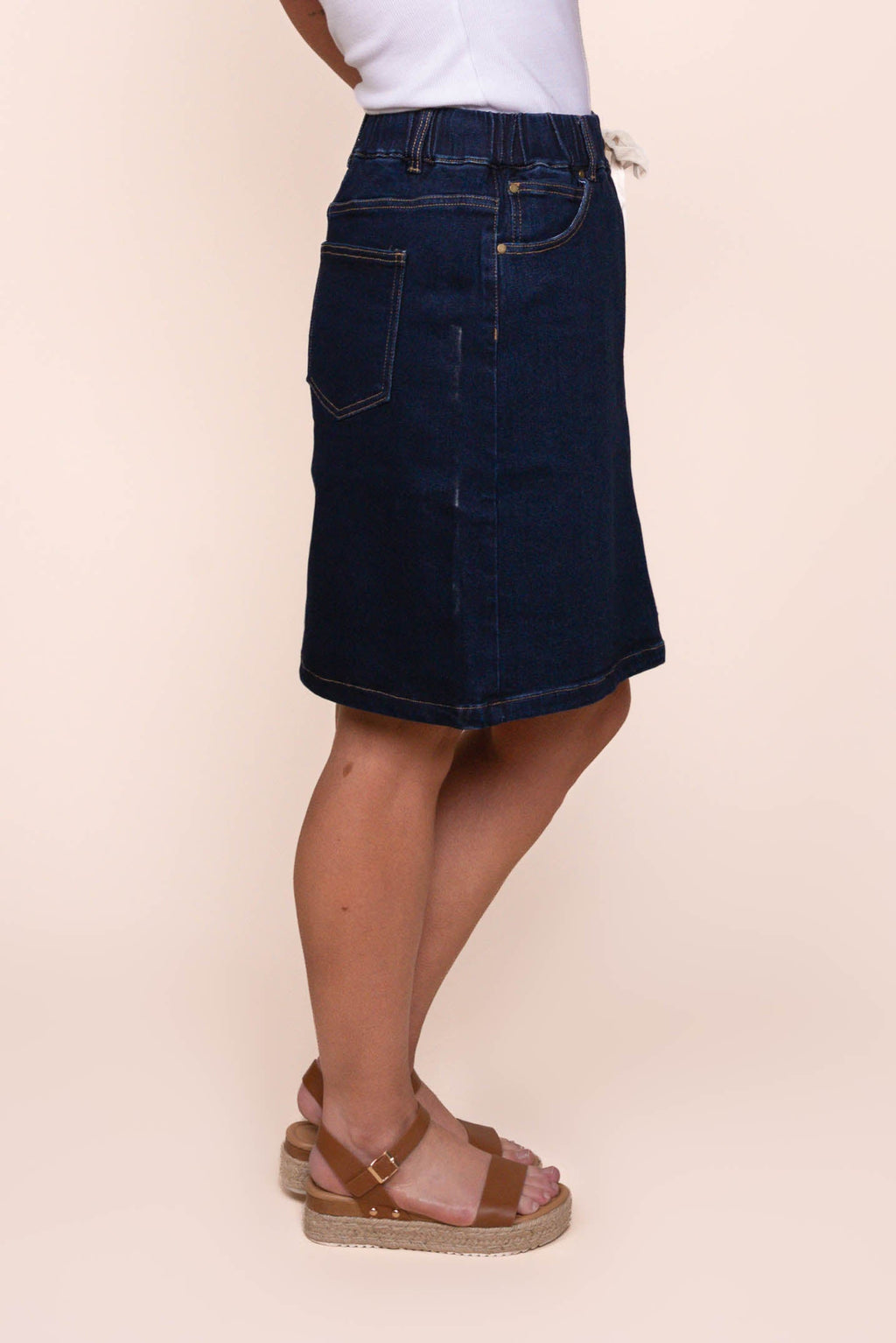 Rio Skirt in Indigo Denim - Foxwood
