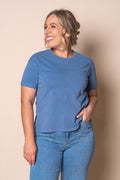 AAE Washed Tee in Denim - All About Eve