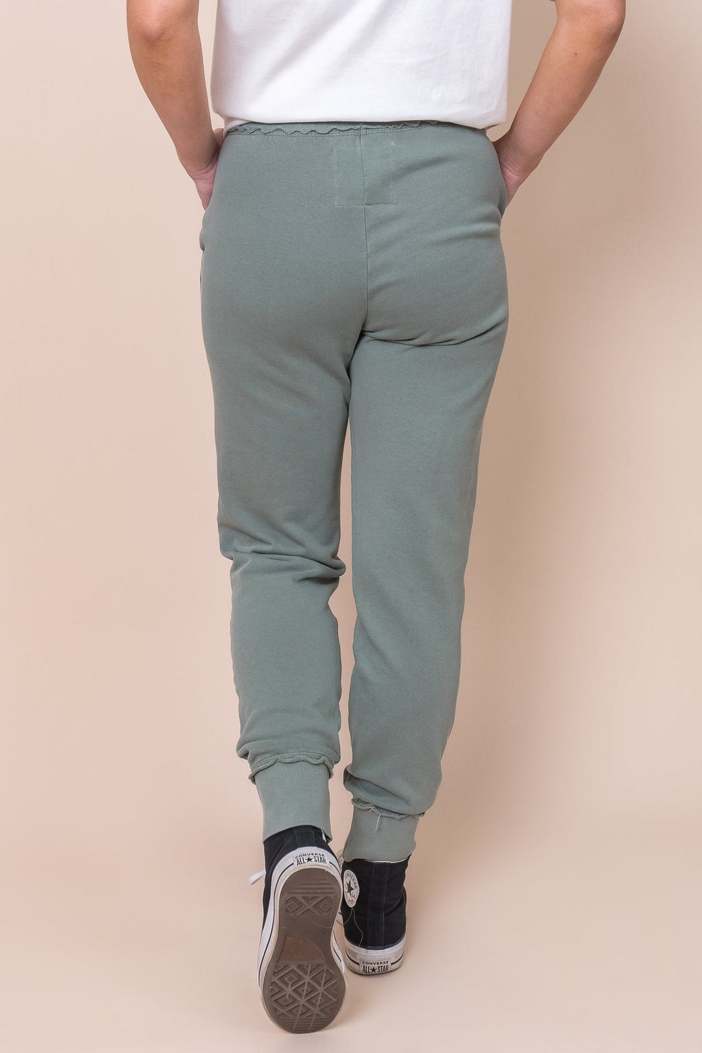 Simplified Track Pants in Sage - Foxwood