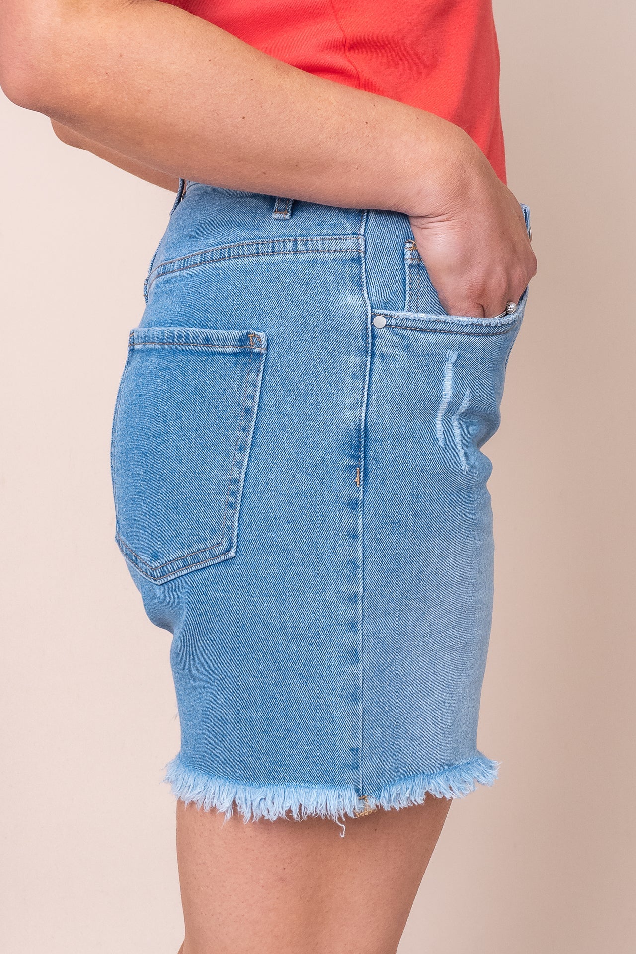 Millie Shorts in 90's Vintage Blue - Foxwood