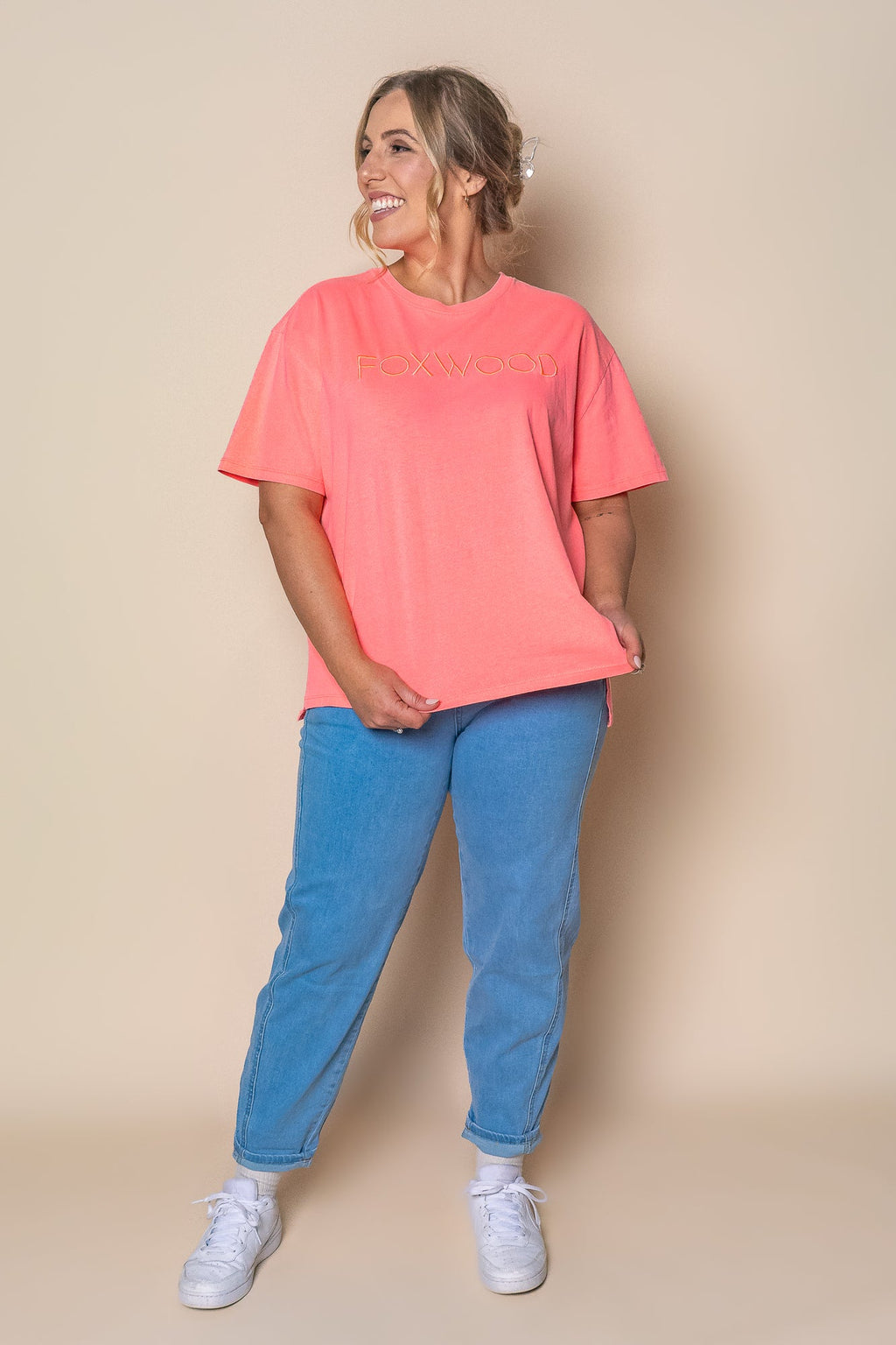 Simplified Tee in Neon Pink - Foxwood