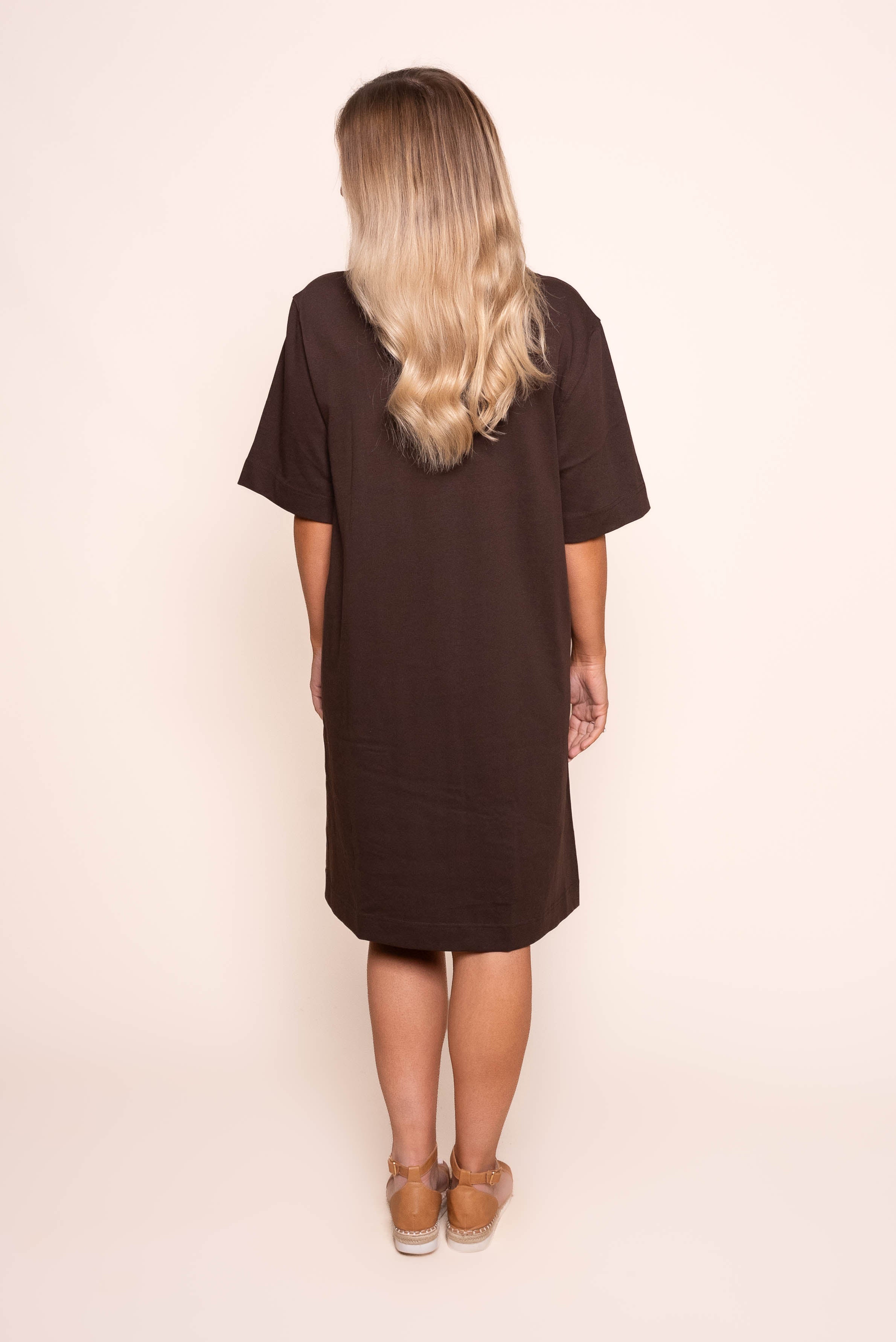 Mish Dress in Coffee - Elm