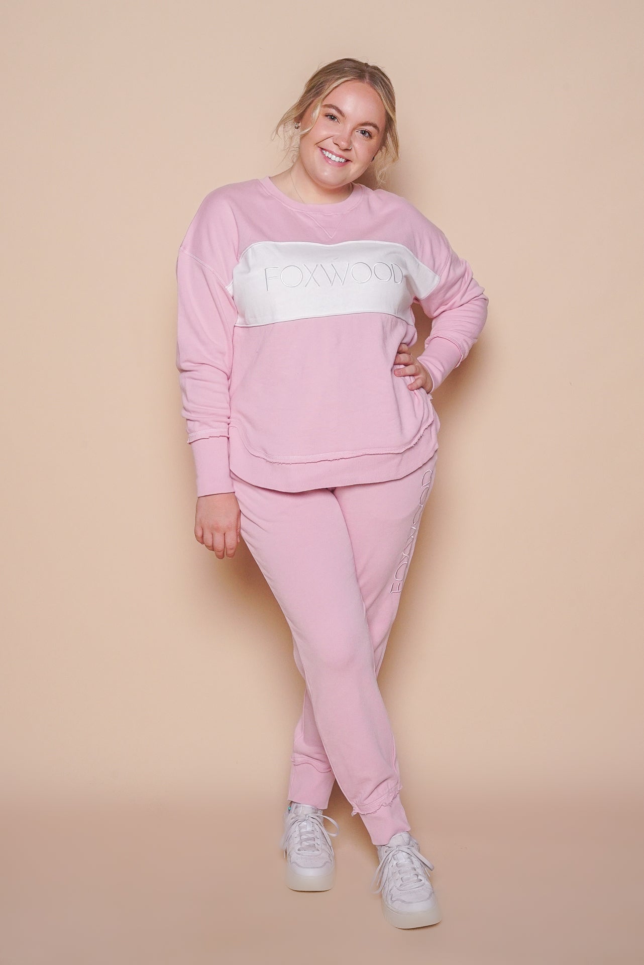 Simplified Track Pants in Blossom - Foxwood