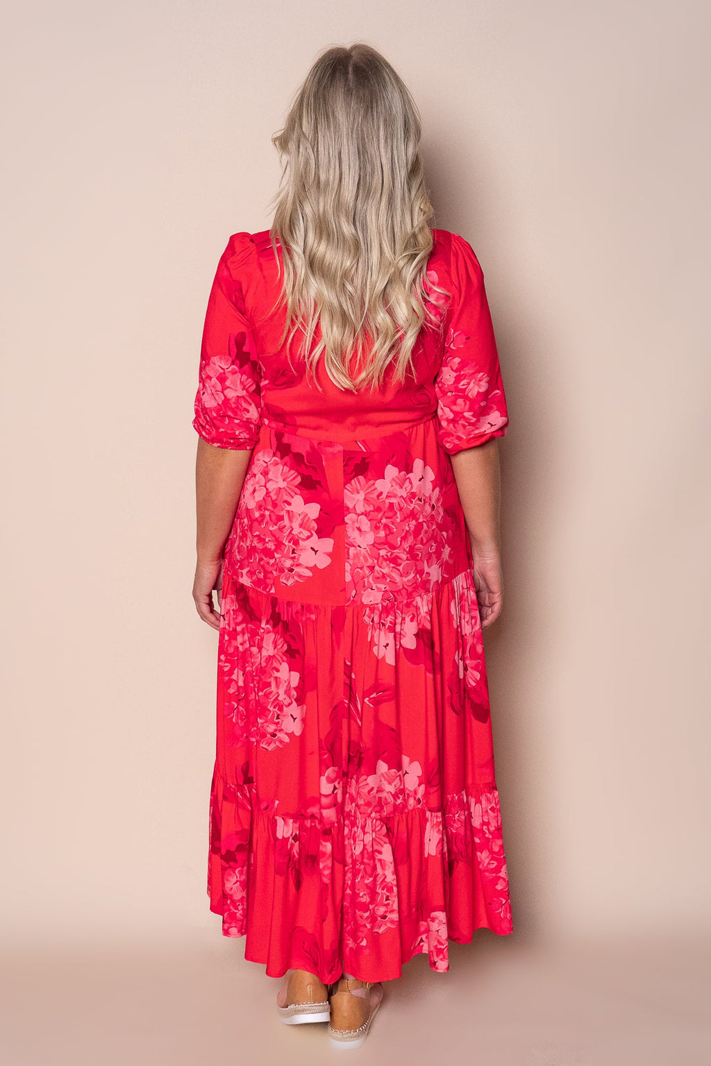 Feodora Maxi Dress in Red