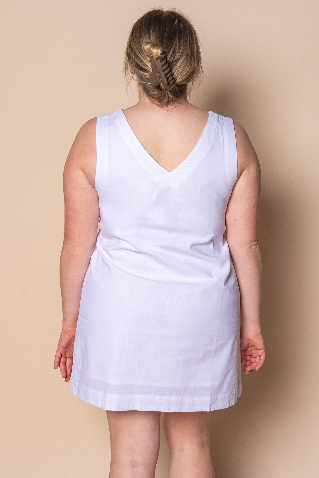 AAE Essential Mini Dress in White - All About Eve