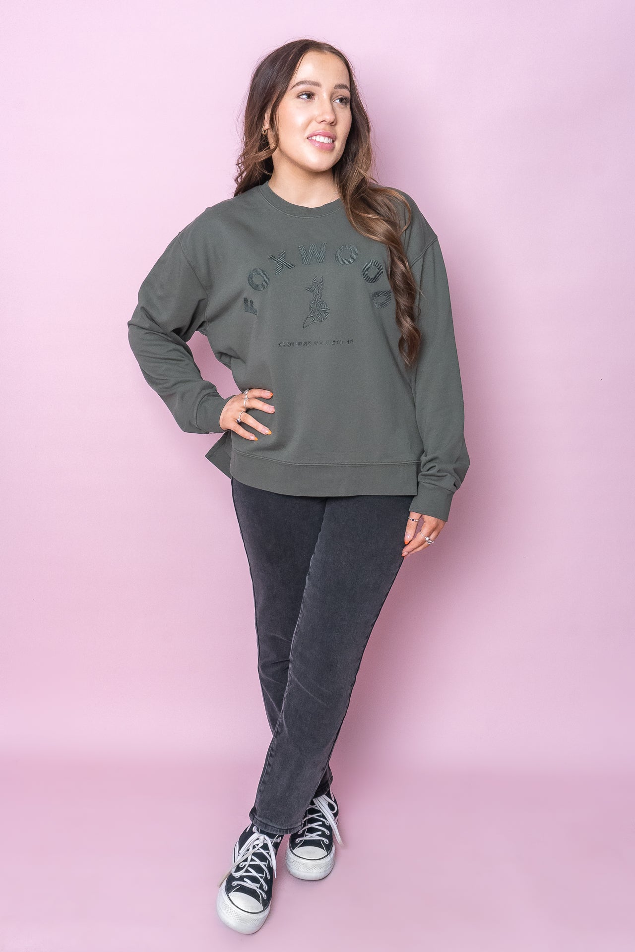 Effortless Crew in Khaki - Foxwood