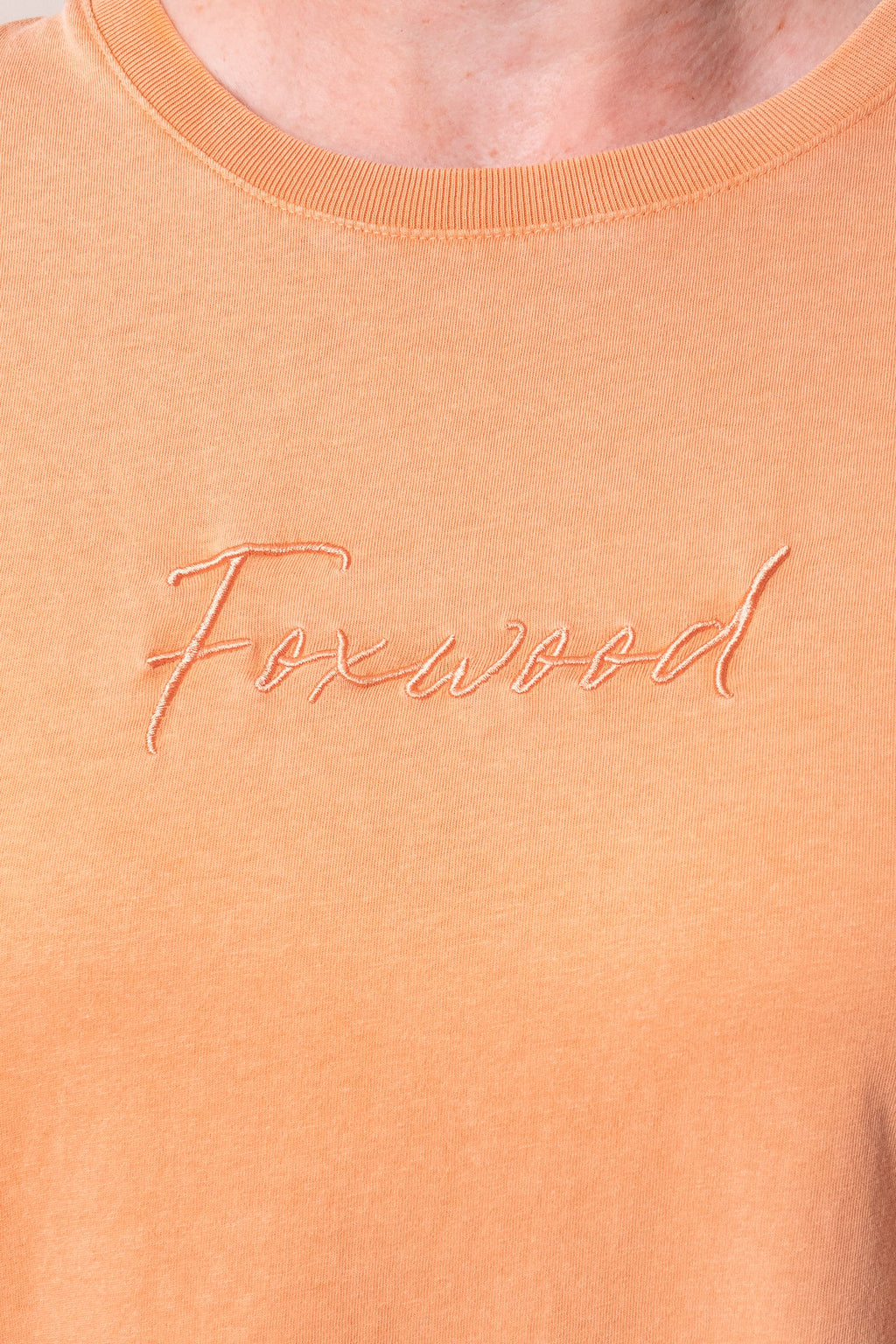 Signature Tee in Tangerine - Foxwood
