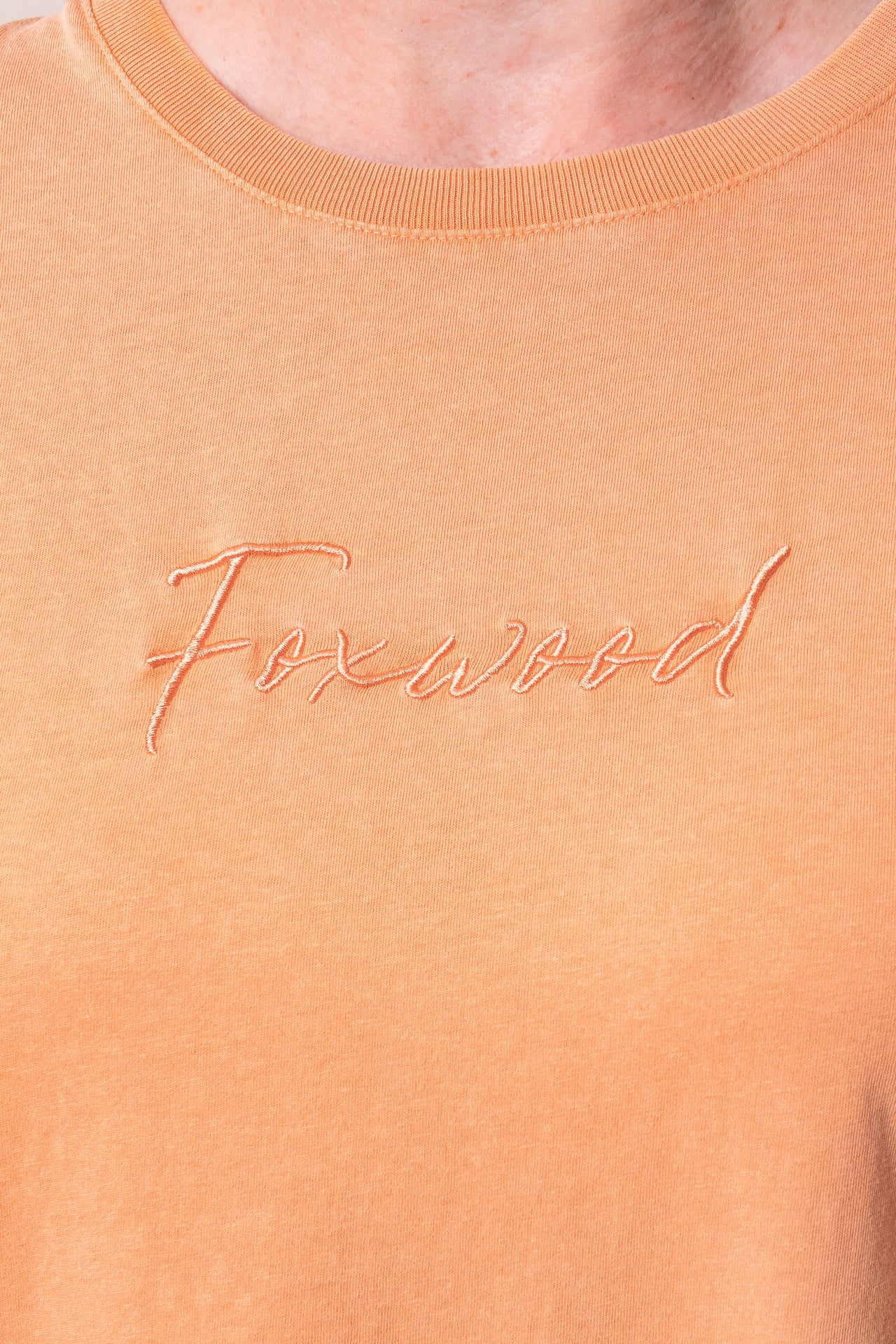 Signature Tee in Tangerine - Foxwood