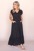 Fernie Maxi Dress in Black