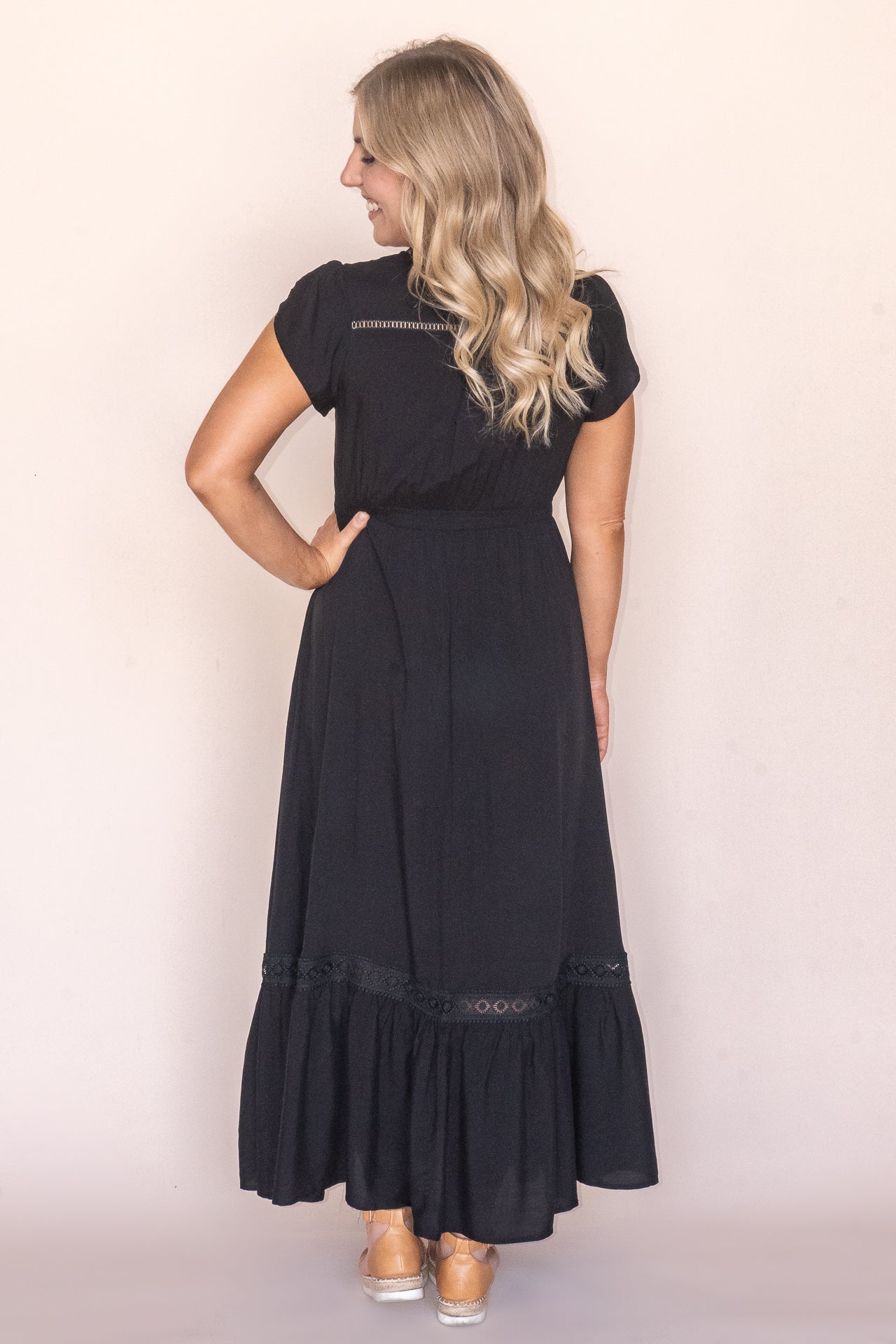 Fernie Maxi Dress in Black