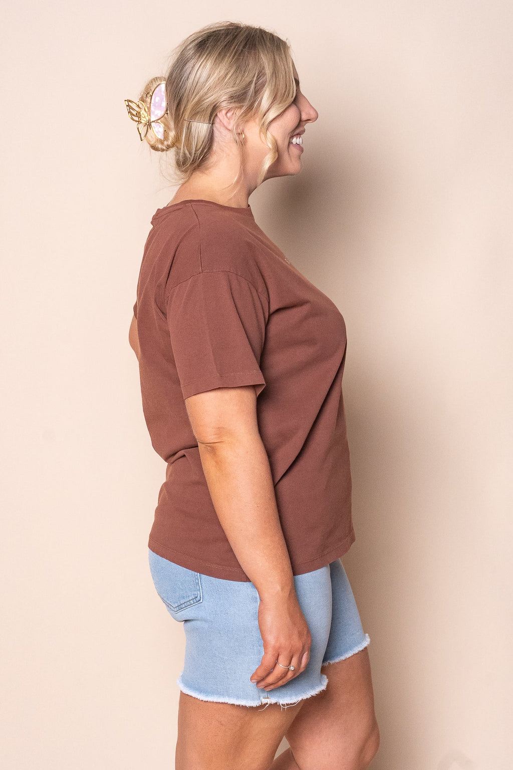 Logo Tee in Brown - Silent Theory