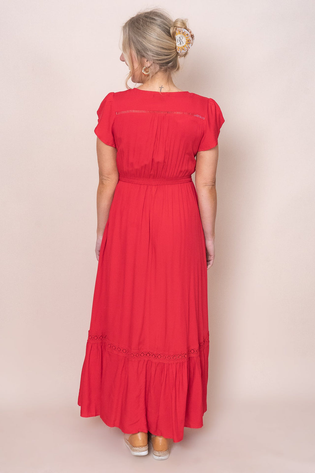Fernie Maxi Dress in Red