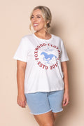 ESTD 2018 Tee in Vintage White - Foxwood