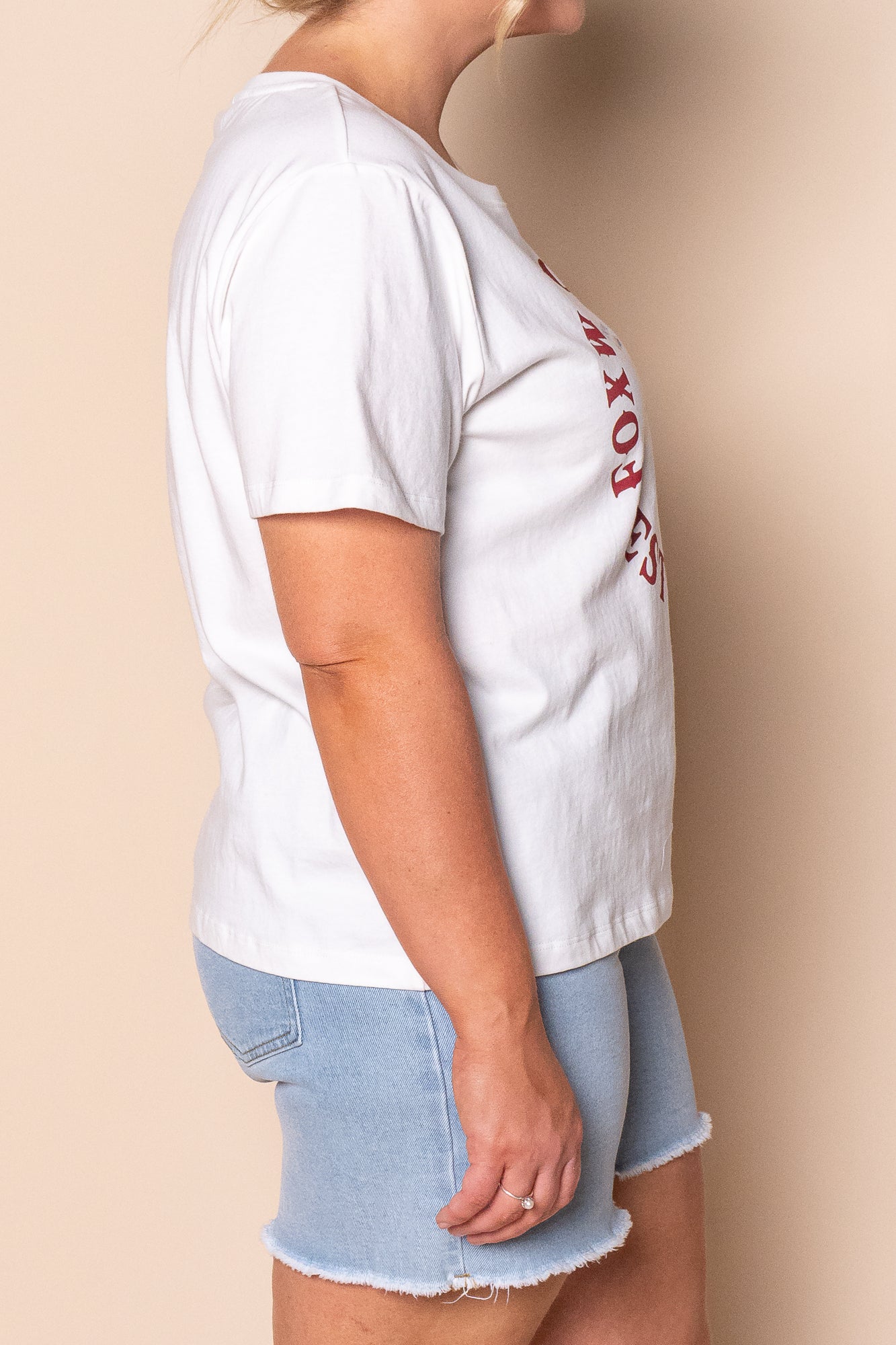 ESTD 2018 Tee in Vintage White - Foxwood