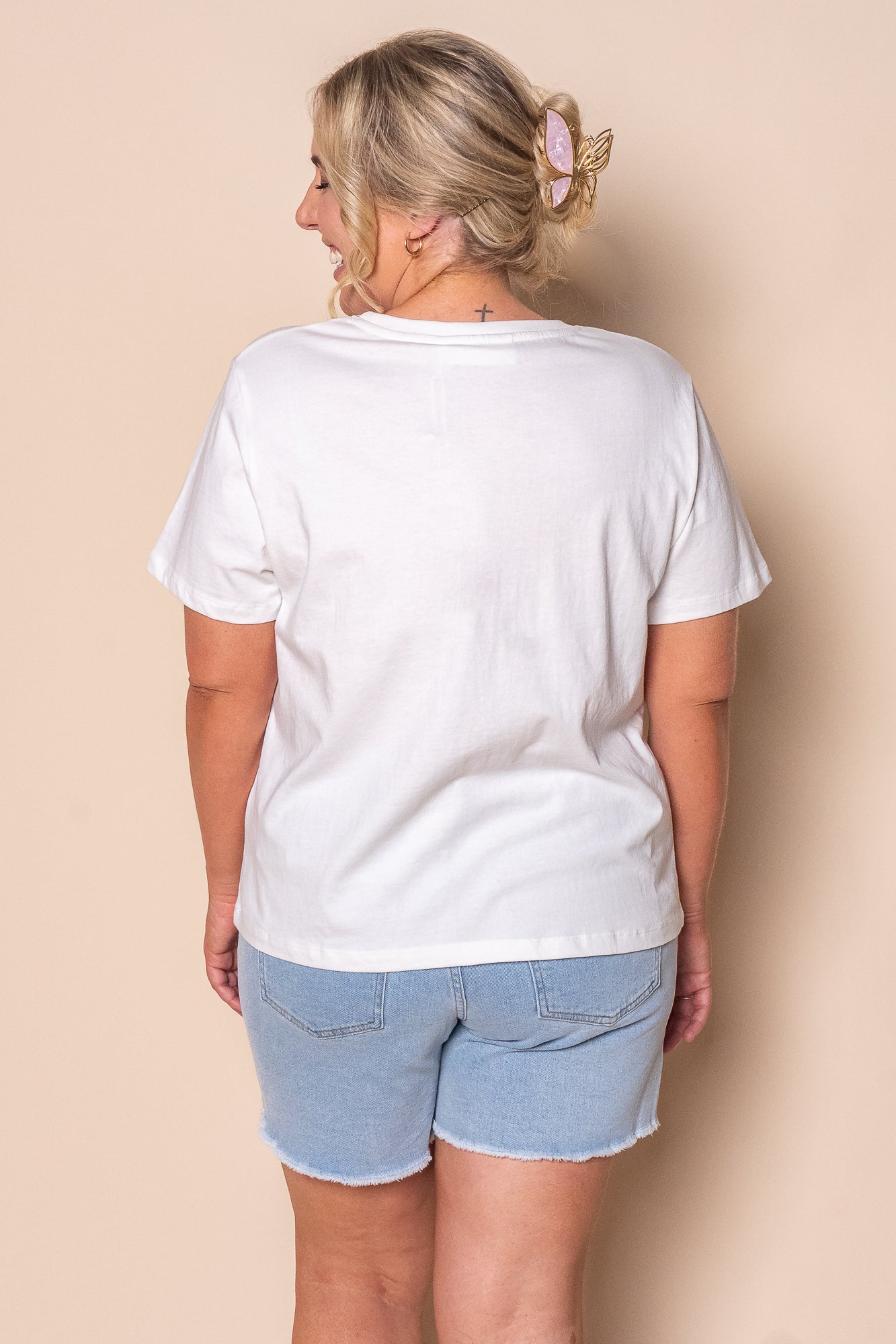 ESTD 2018 Tee in Vintage White - Foxwood