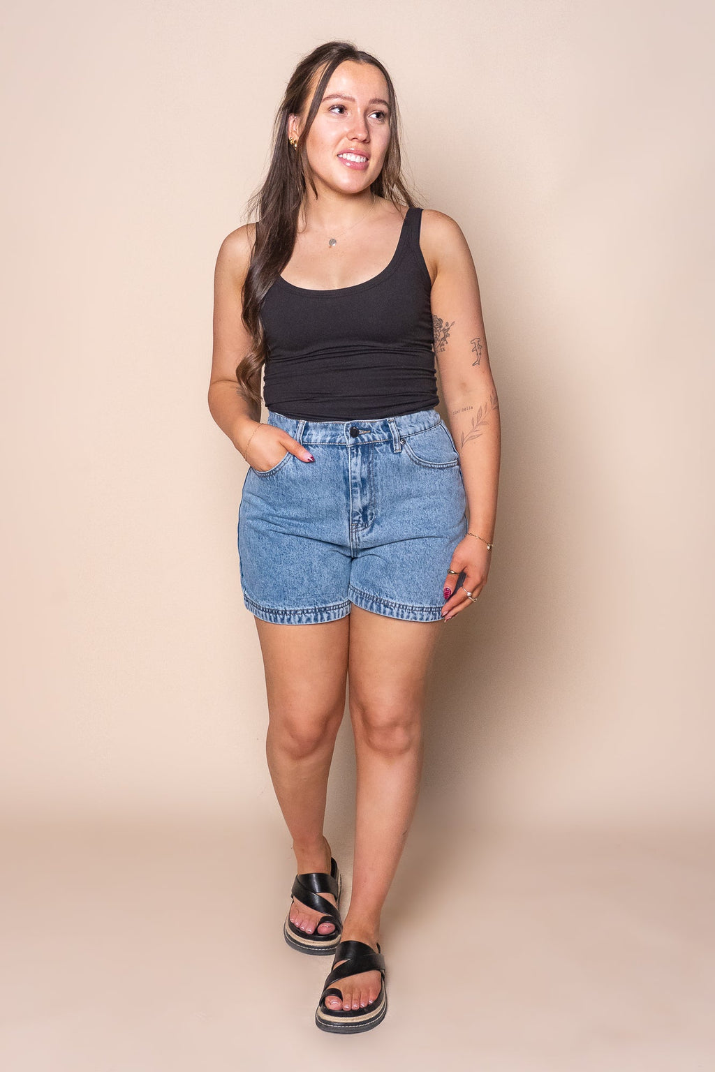 Josie Shorts in Light Blue - All About Eve