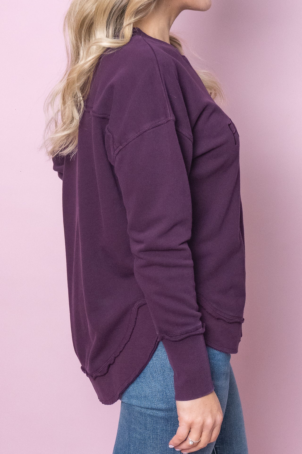 Simplified Crew in Plum - Foxwood