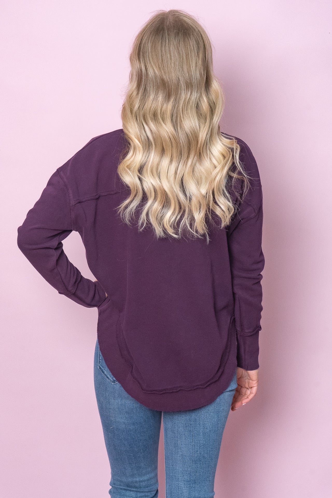 Simplified Crew in Plum - Foxwood