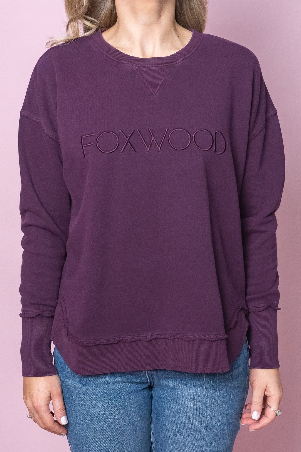 Simplified Crew in Plum - Foxwood