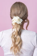 Gia Scrunchie in Cream