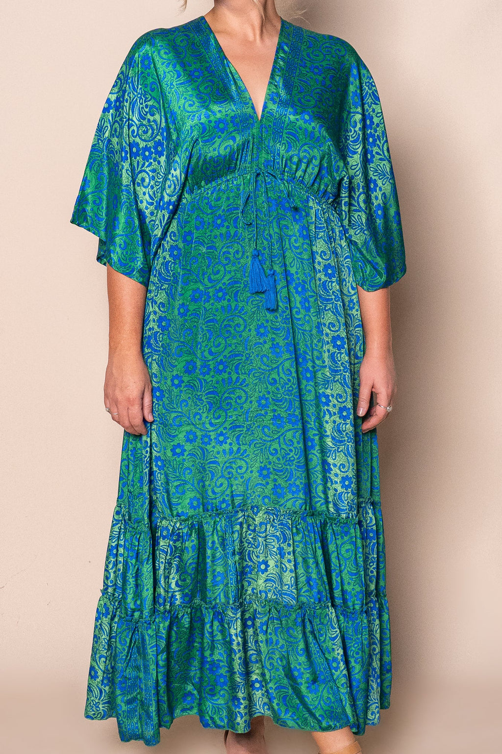 Freja Maxi Dress in Green