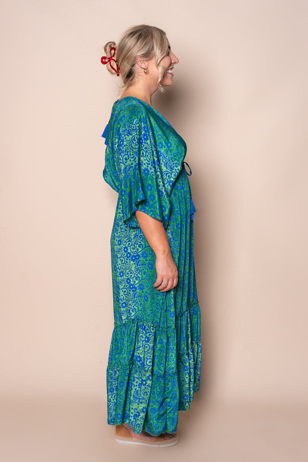 Freja Maxi Dress in Green
