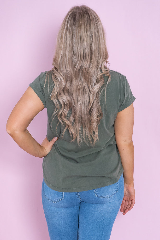 Signature Tee in Khaki - Foxwood