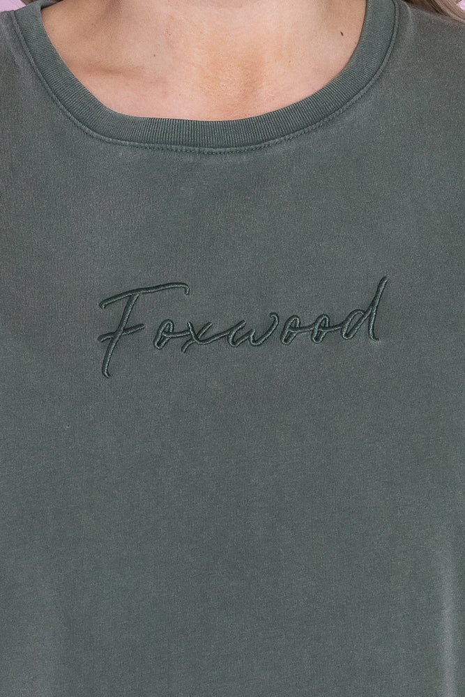 Signature Tee in Khaki - Foxwood