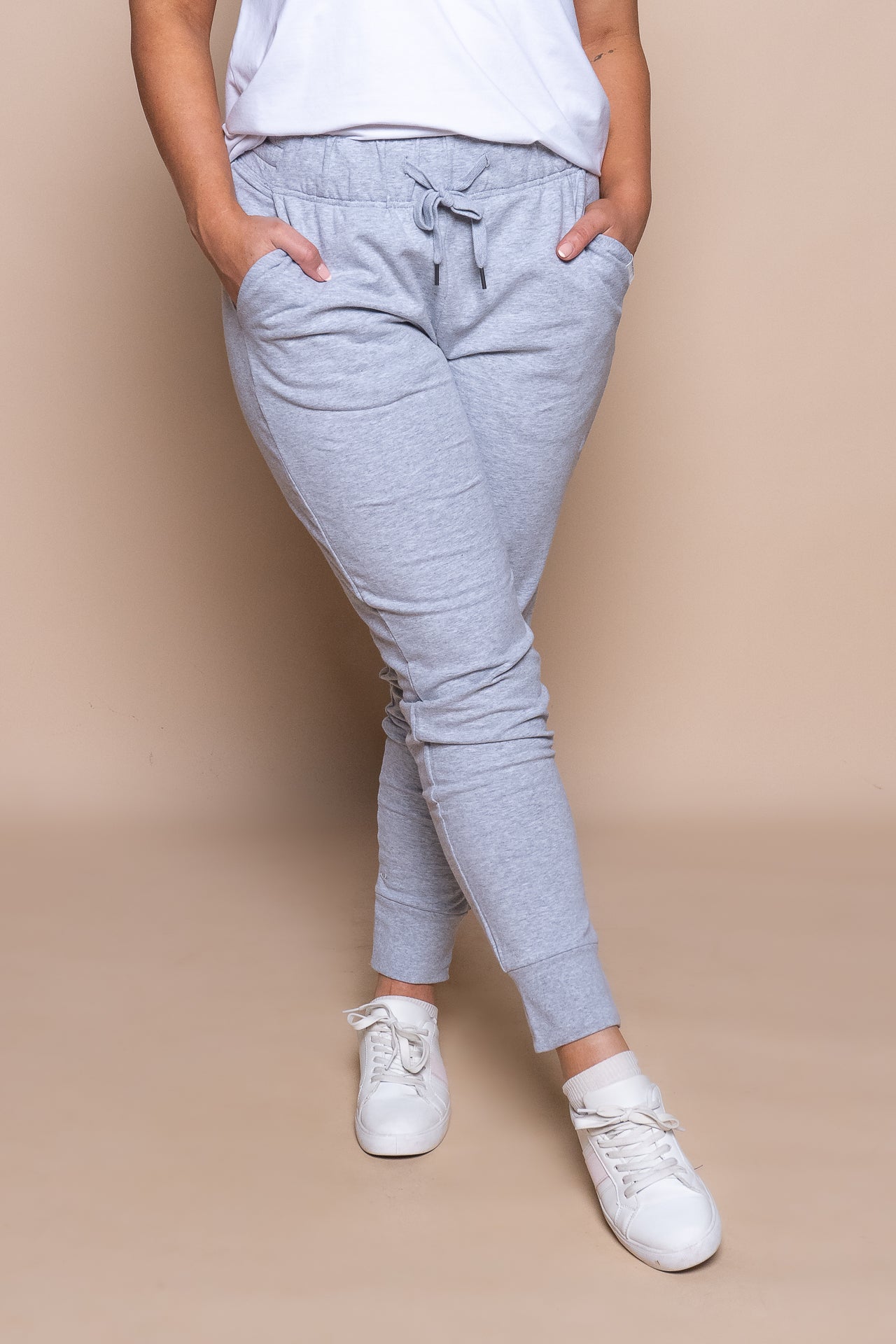 Lazy Days Joggers in Grey Marle - Foxwood