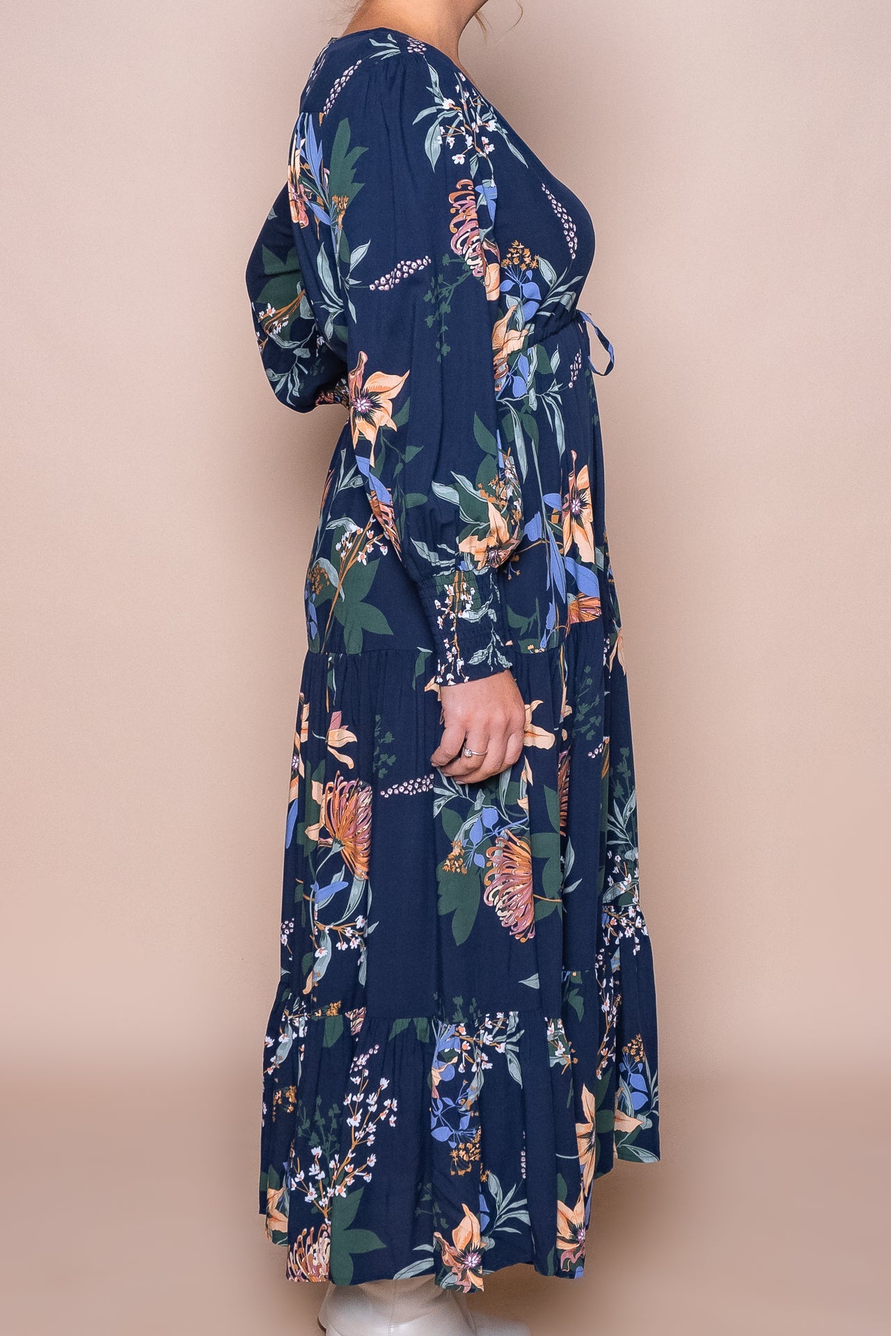 Jacinda Maxi Dress in Navy