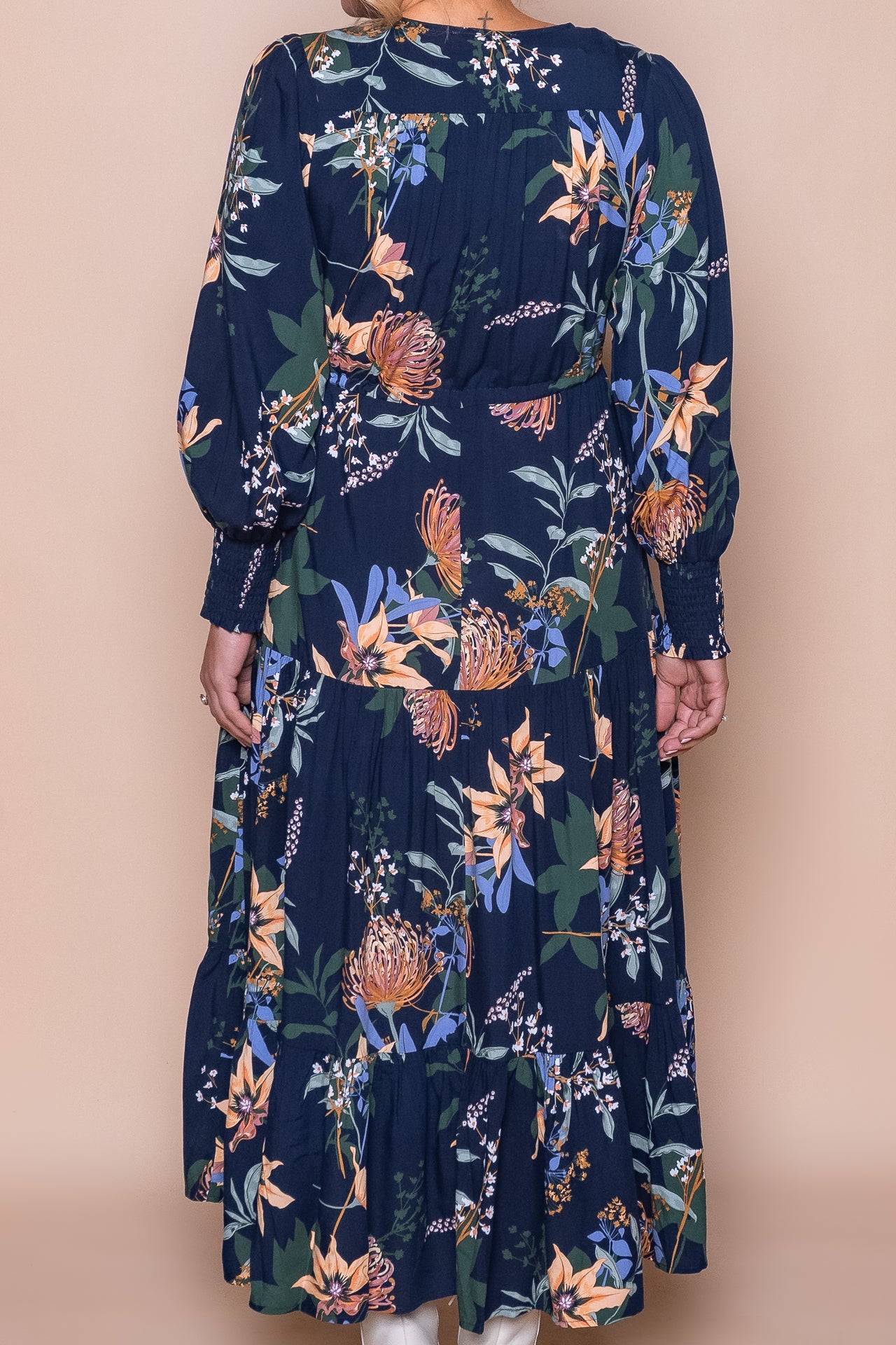 Jacinda Maxi Dress in Navy