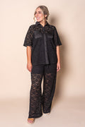 Hayden Lace Pants in Black