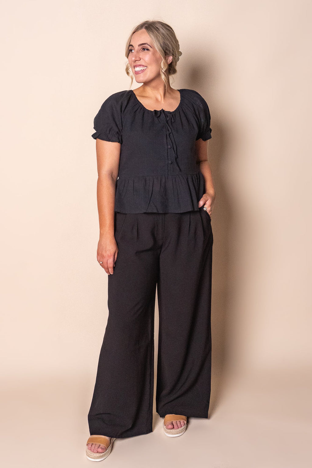 Maisie Pants in Black