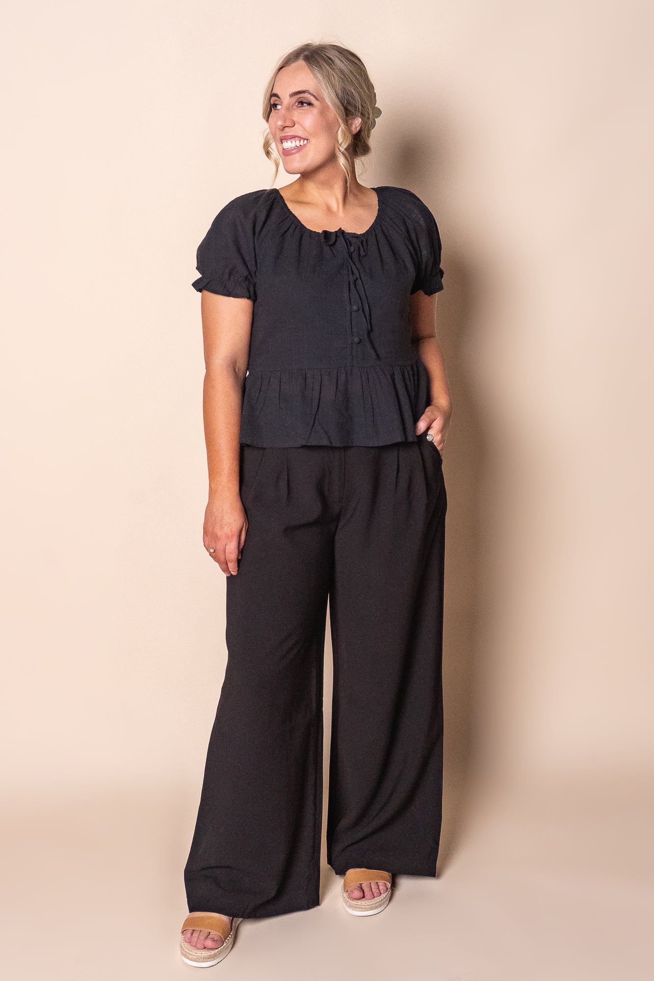 Maisie Pants in Black