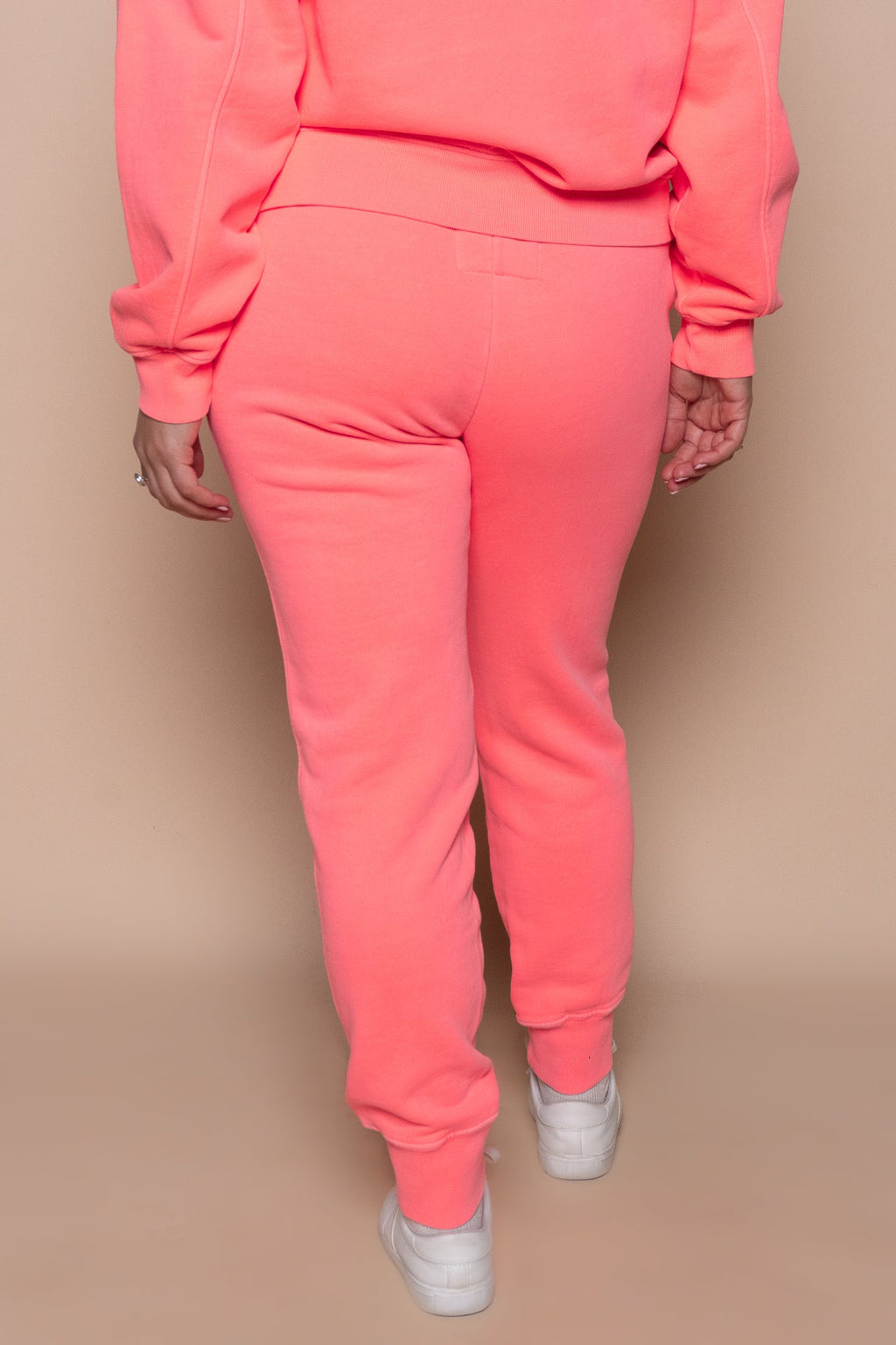 College Track Pants in Neon Pink - Foxwood
