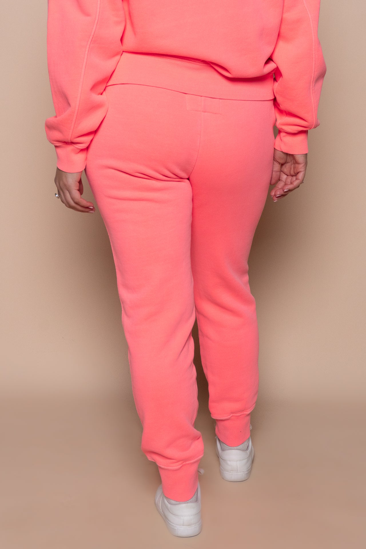 College Track Pants in Neon Pink - Foxwood