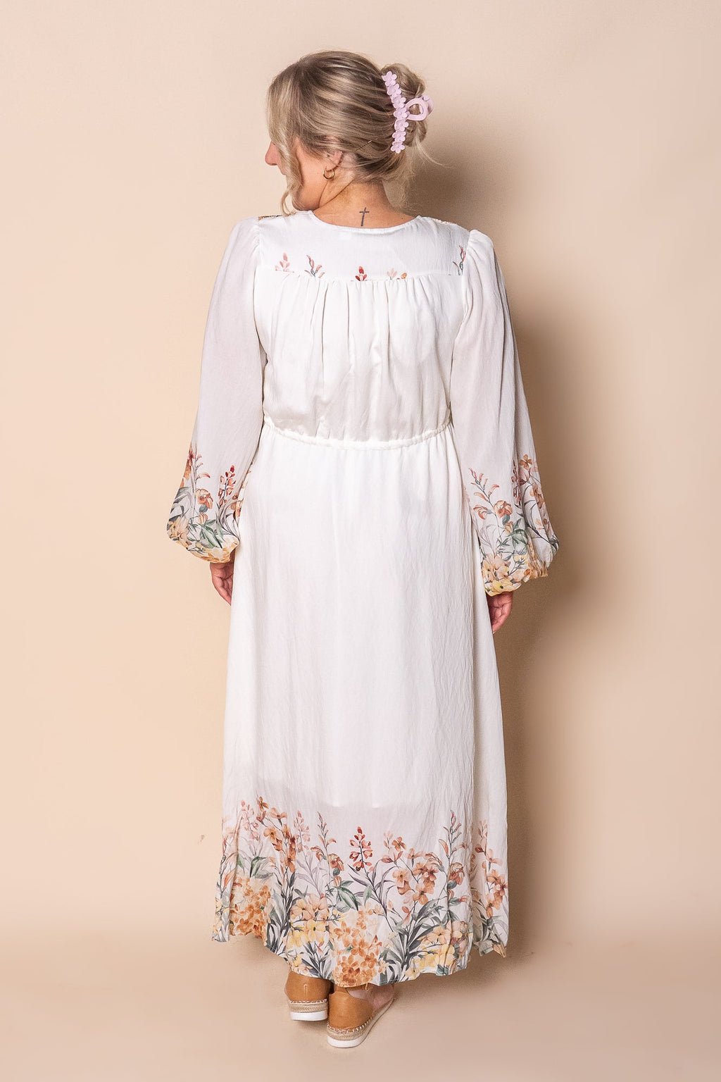 Venice Maxi Dress in Vintage Cream