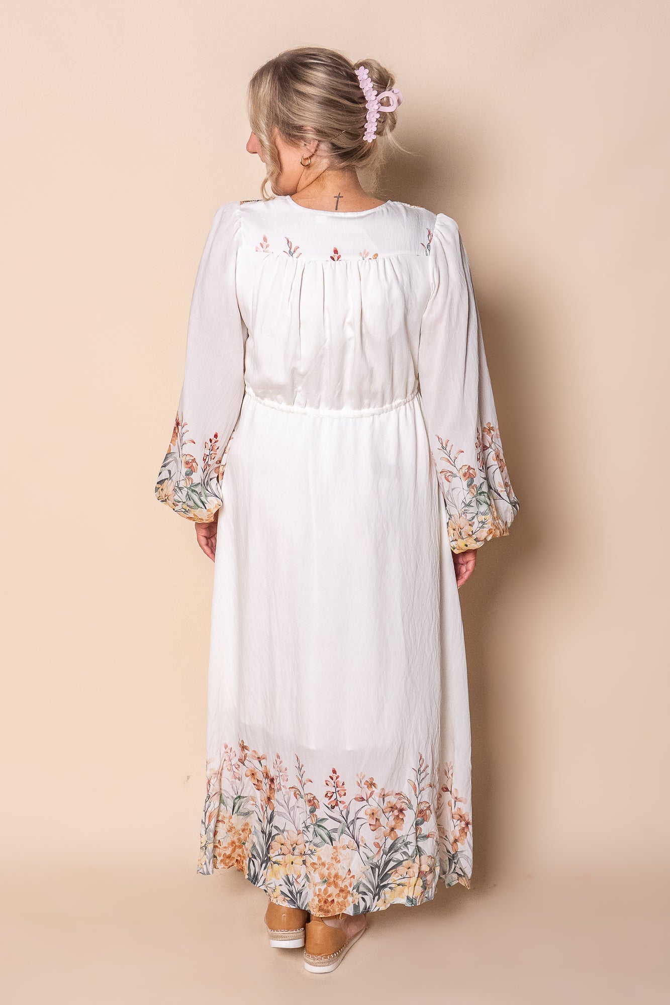 Venice Maxi Dress in Vintage Cream