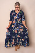 Tiffany Maxi Dress in Navy