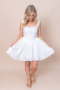 Imelda Mini Dress in White