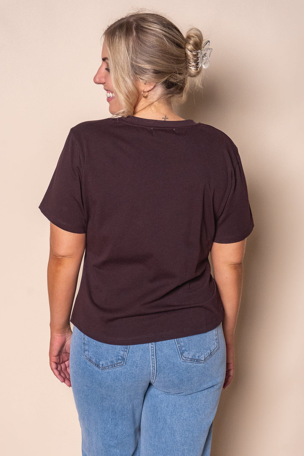 Greta Top in Dark Chocolate