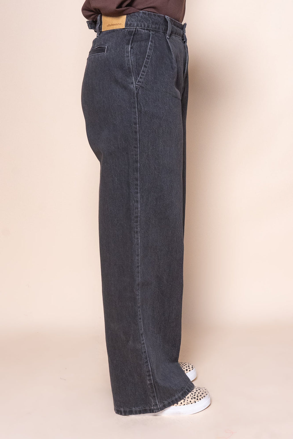 Stevie Denim Jeans in Coal - All About Eve
