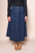 Potter Skirt in Indigo - Foxwood