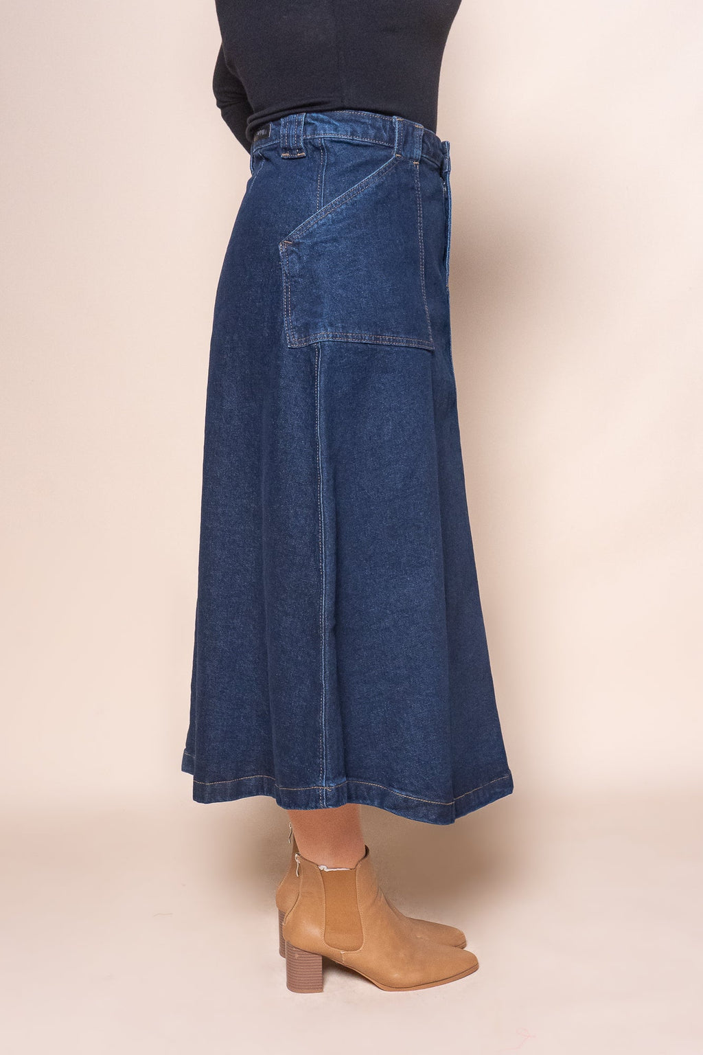 Potter Skirt in Indigo - Foxwood